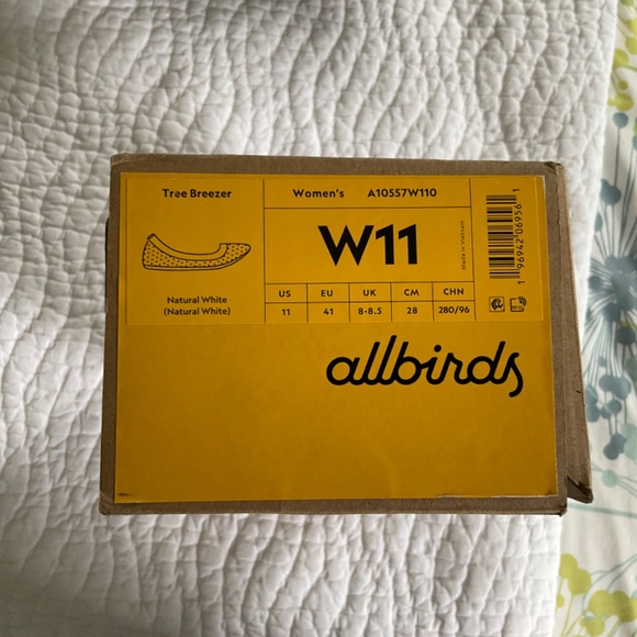 NWT Allbirds Tree Breezer flats - natural white - Picture 2 of 7